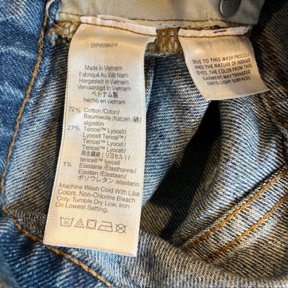 Madewell The Perfect Jean Short Distressed Denim Medium Wash Size 24 - Picture 8 of 10